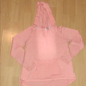 Light pink hooded sweater